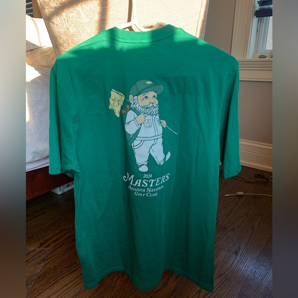 Masters Golf 2024 Green Gnome T-shirt L